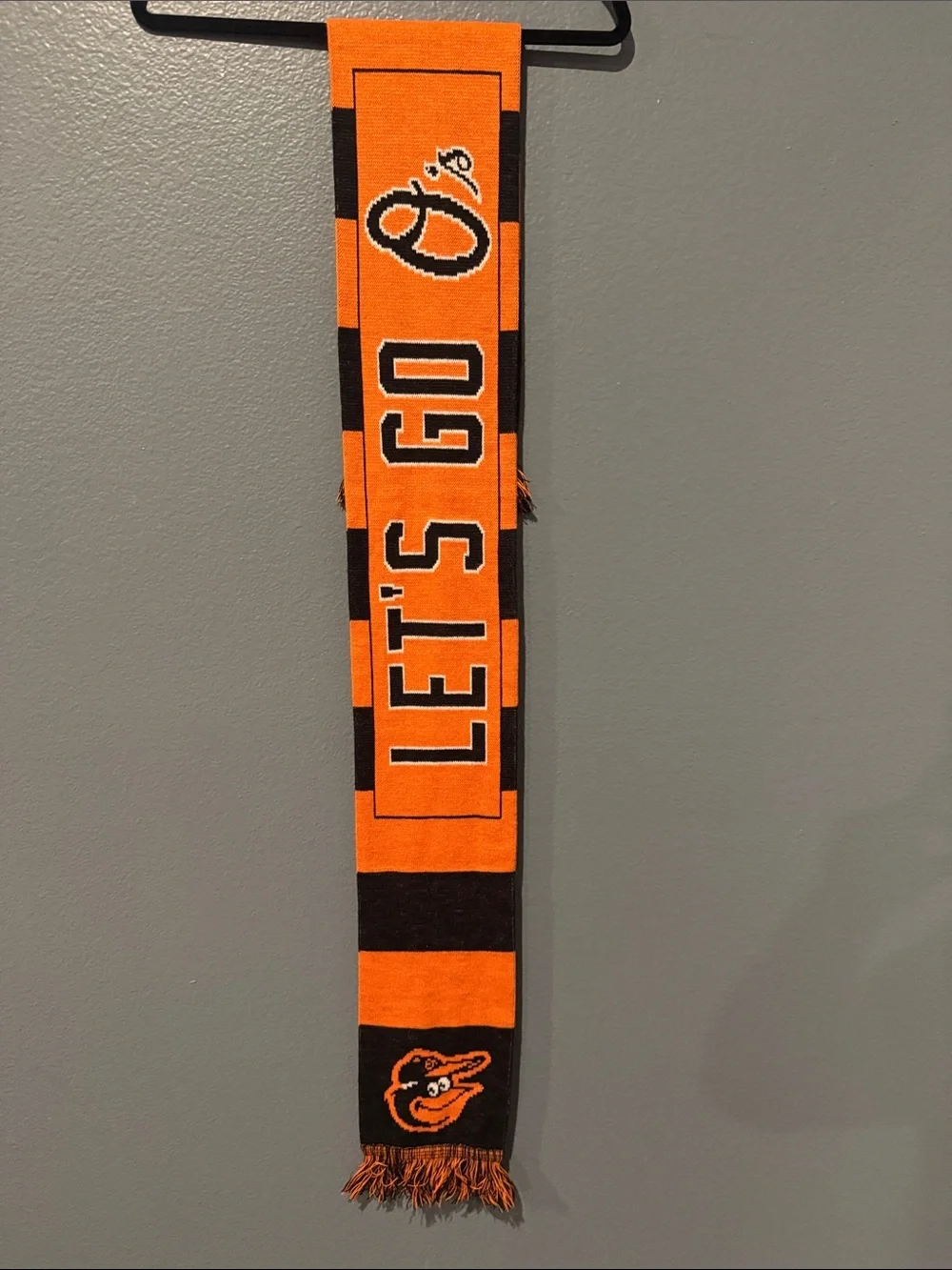 Baltimore Orioles 'This Is Birdland' Scarf - Orange & Black